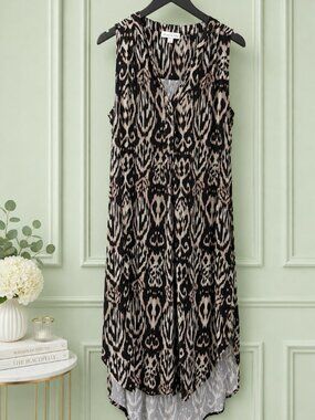 Alex & Lili Women's Sleeveless High-Low Midi Dress